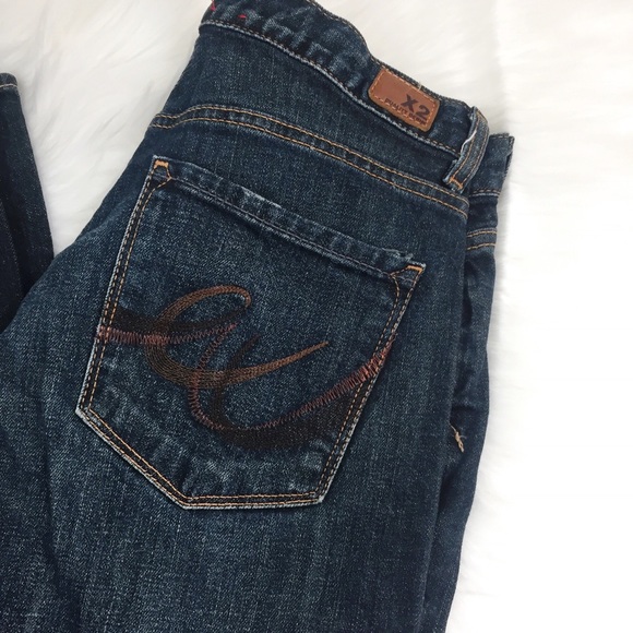 X2 Quality Denim Jeans Size 6 Curvy W31 Bootcut - Picture 6 of 7